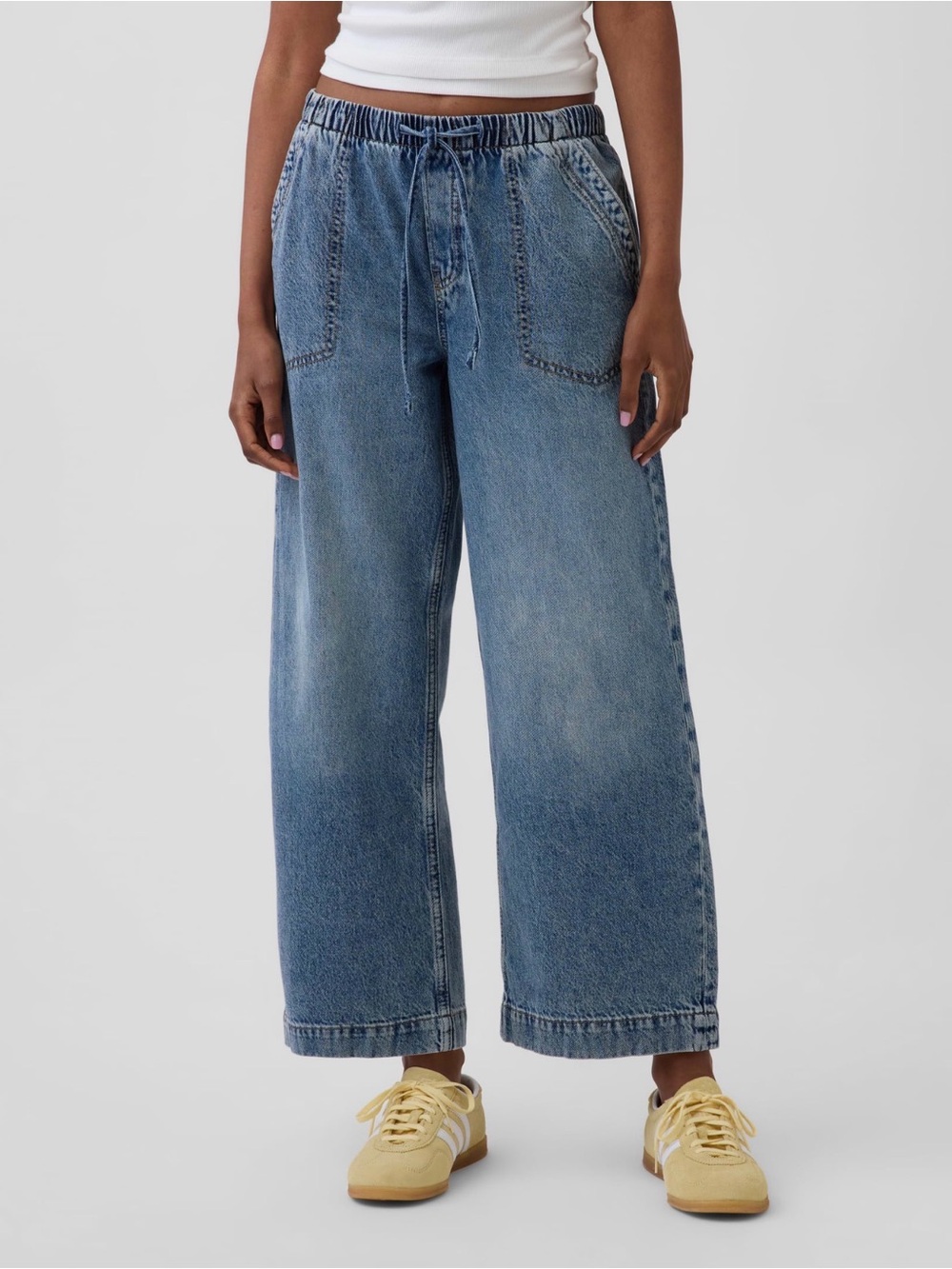 GAP Low Rise 90’s Loose Easy Crop Jeans
